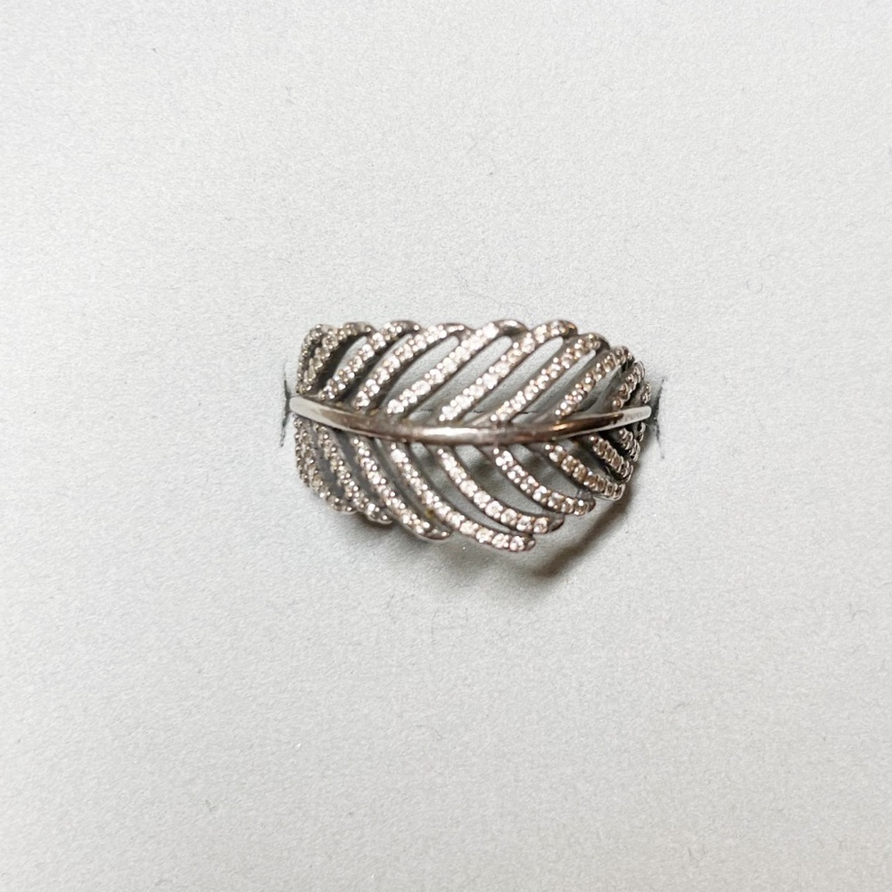 Authentic Pandora Feather Ring
